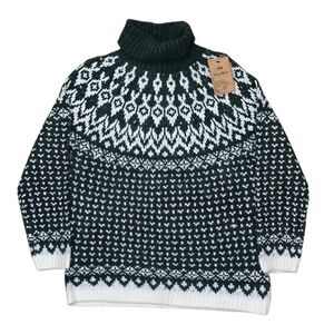 *NWT* WINDRIVER HERITAGE Fair Isles Turtleneck Knit Sweater